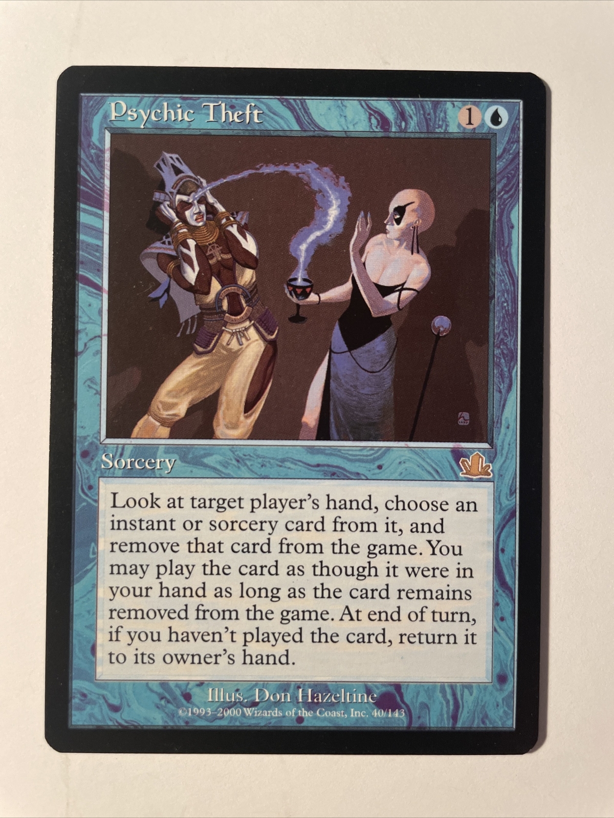 MTG Magic the Gathering Psychic Theft (40/144) Prophecy LP