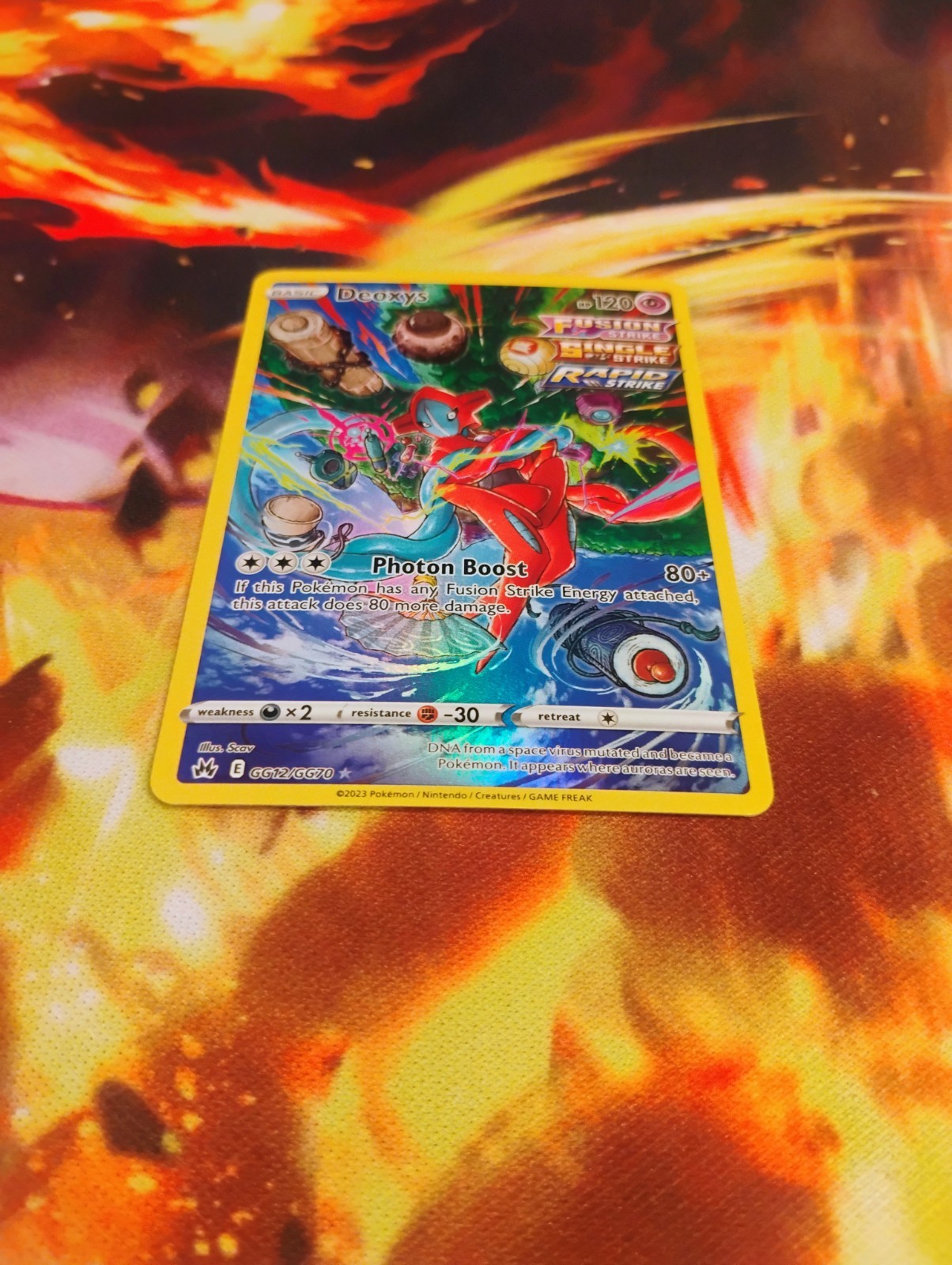 Deoxys GG12/GG70 SWSH: Crown Zenith: Galarian Gallery Holo