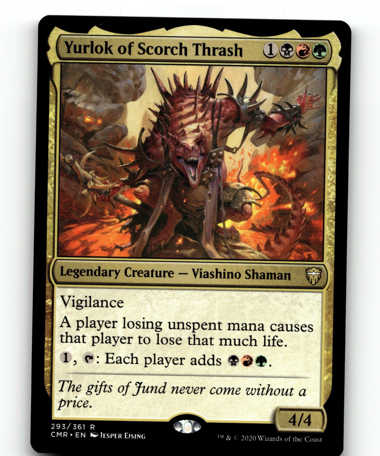 Yurlok of Scorch Thrash R Commander Legends 293 NM Jesper Ejsing
