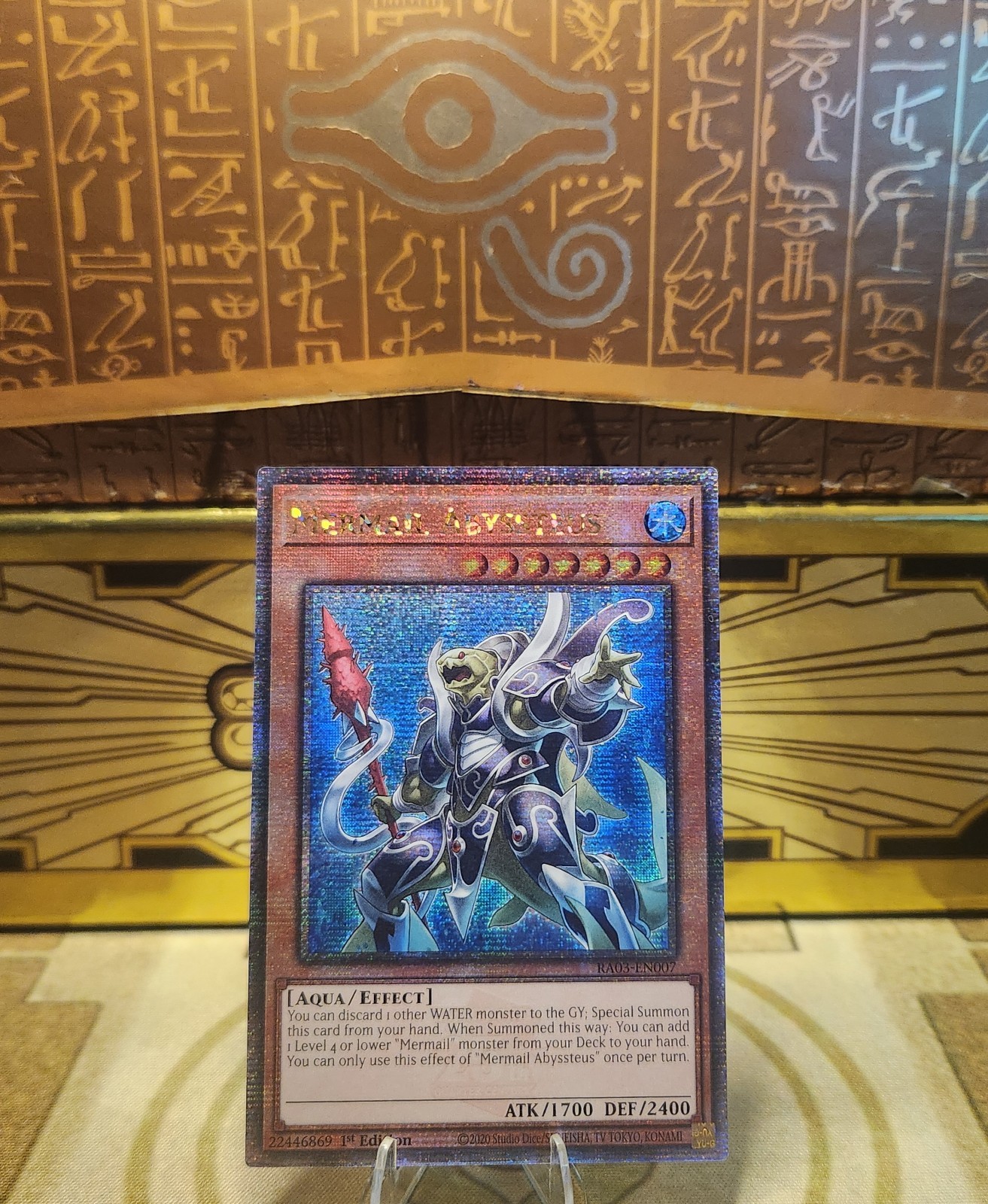 Mermail Abyssteus (RA03-EN007) Quarter Century Bonanza 1st Ed.