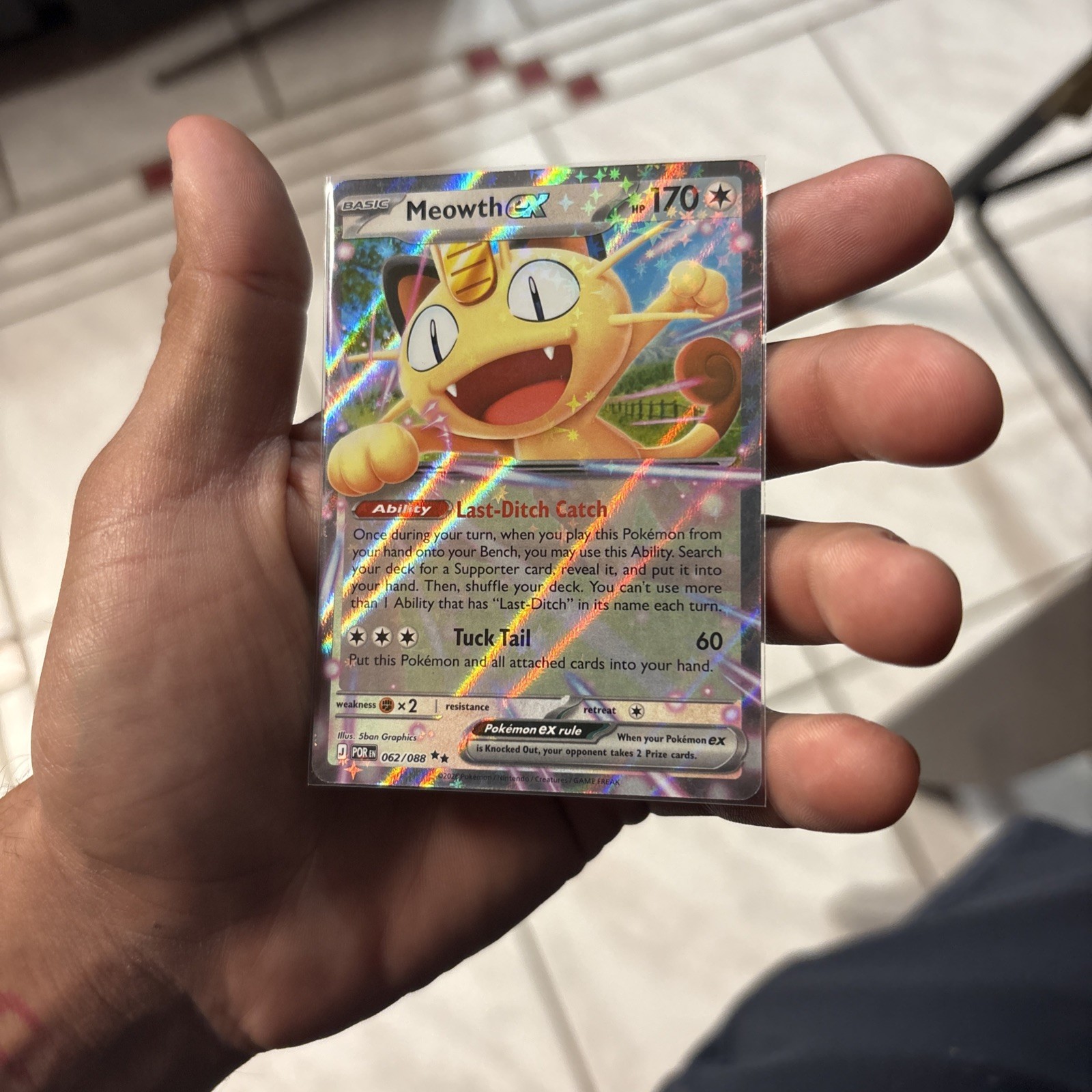 ME03: Perfect Order #062/088 Meowth ex