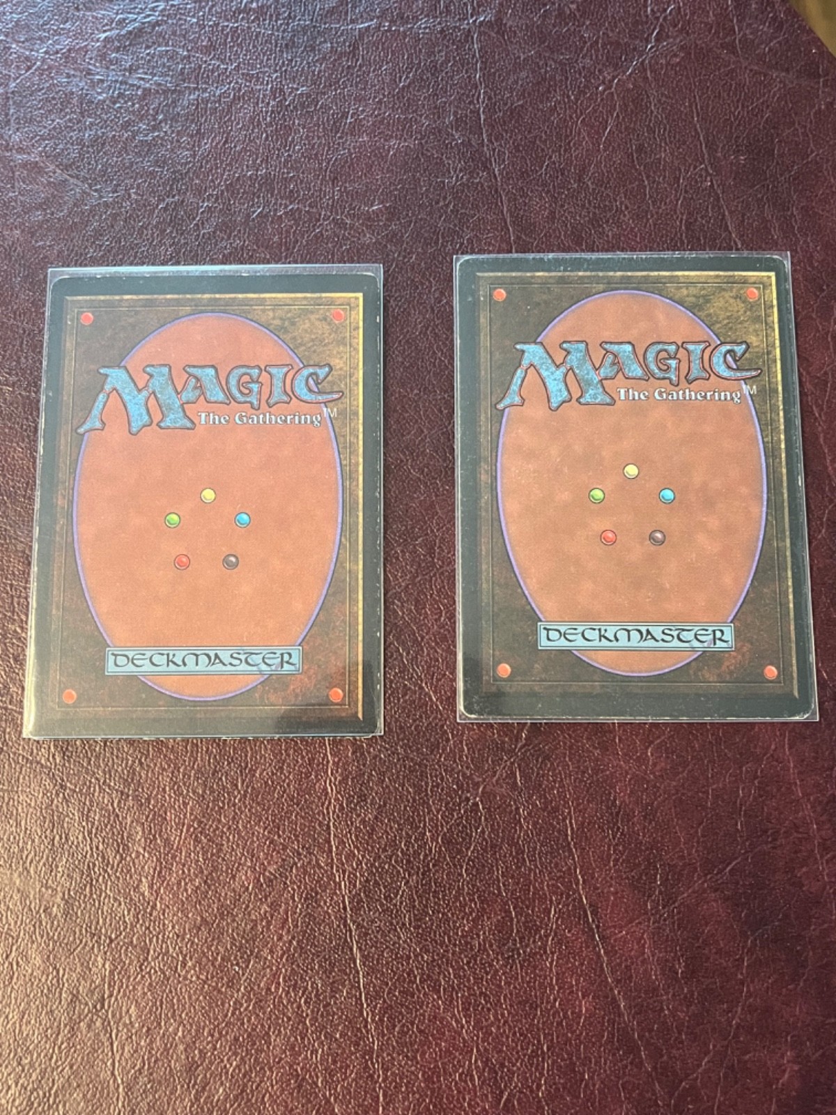 2X MTG Tundra 3rd and 4th Edition Moderately to Heavily Played Please See Photos