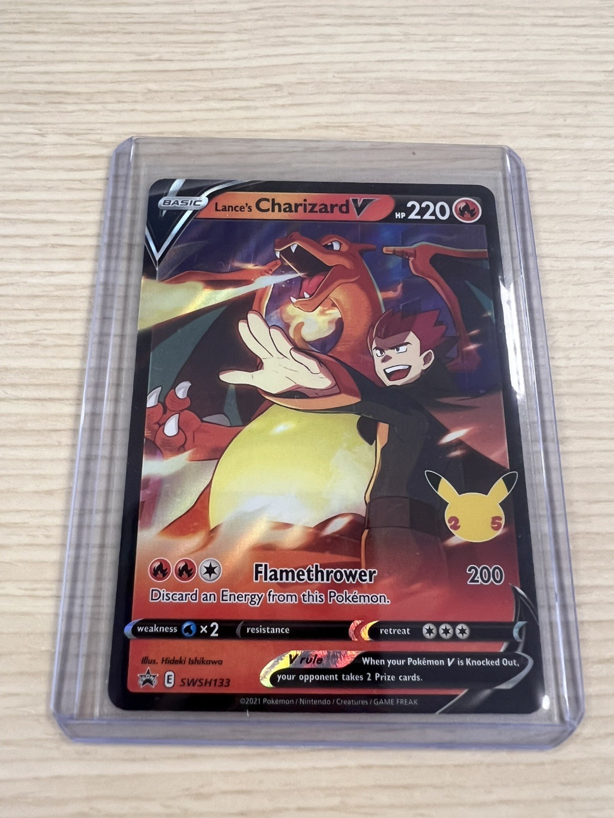 Lance’s Charizard V SWSH133 SWSH: Sword & Shield Promo Cards Holo