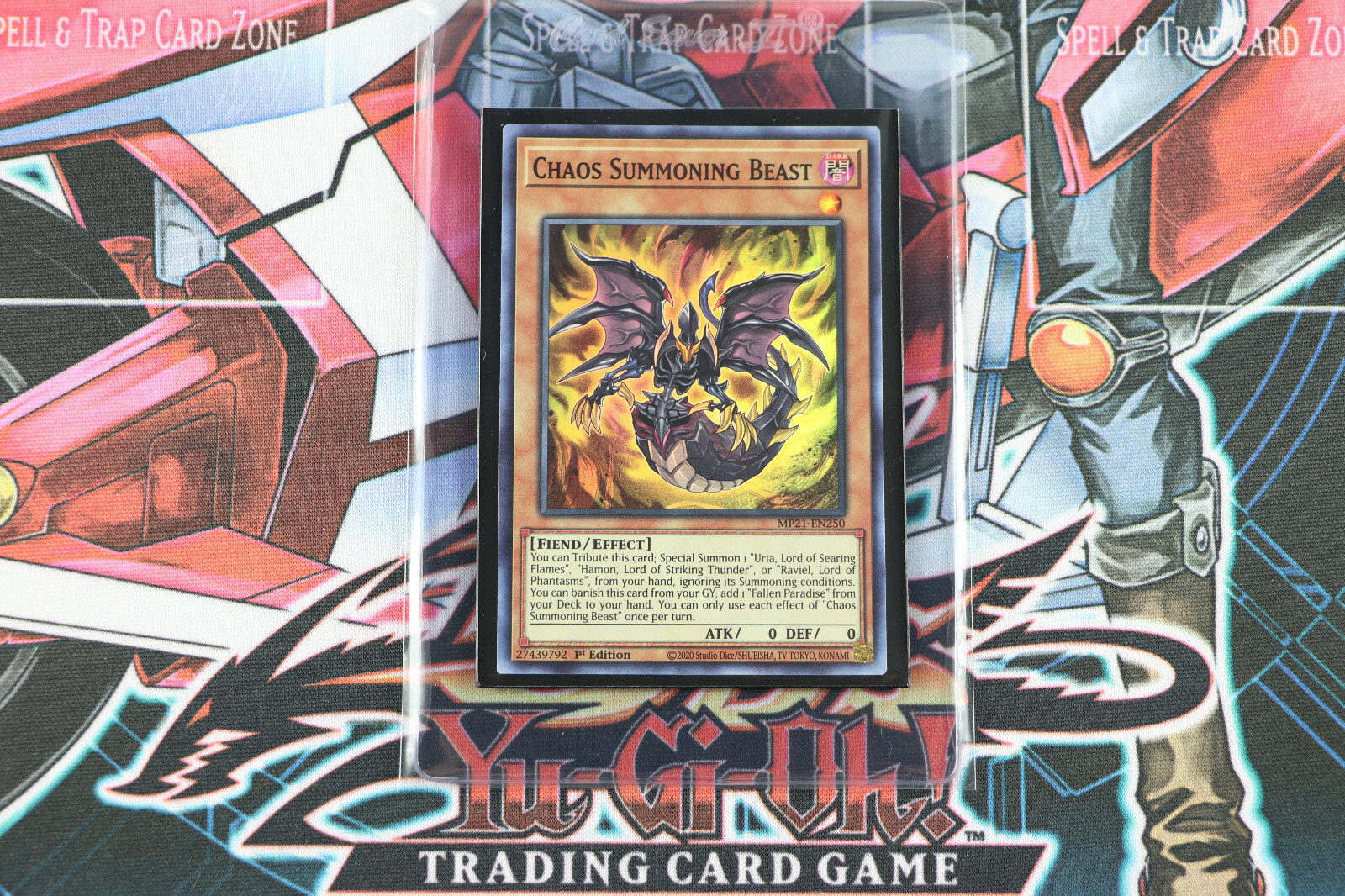YuGiOh Chaos Summoning Beast MP21-EN250 1st Edition Super Rare PACK FRESH