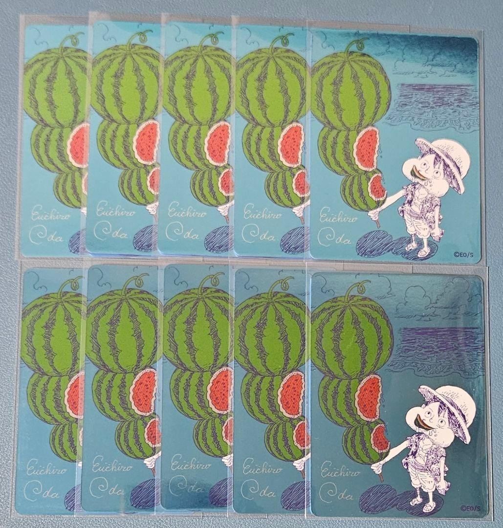 10 set One Piece Luffy Natsucomi 2026 Meta-Kira Promo Card Japan Limited Japan