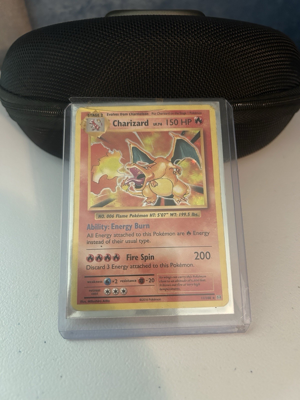 Pokemon Charizard 11/108 Evolutions 2016 Holo Rare 150 HP Mitsuhiro Arita