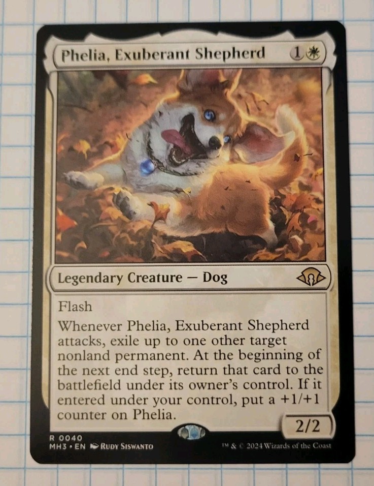MTG Phelia, Exuberant Shepherd – Modern Horizons 3 Regular 0040 R MH3
