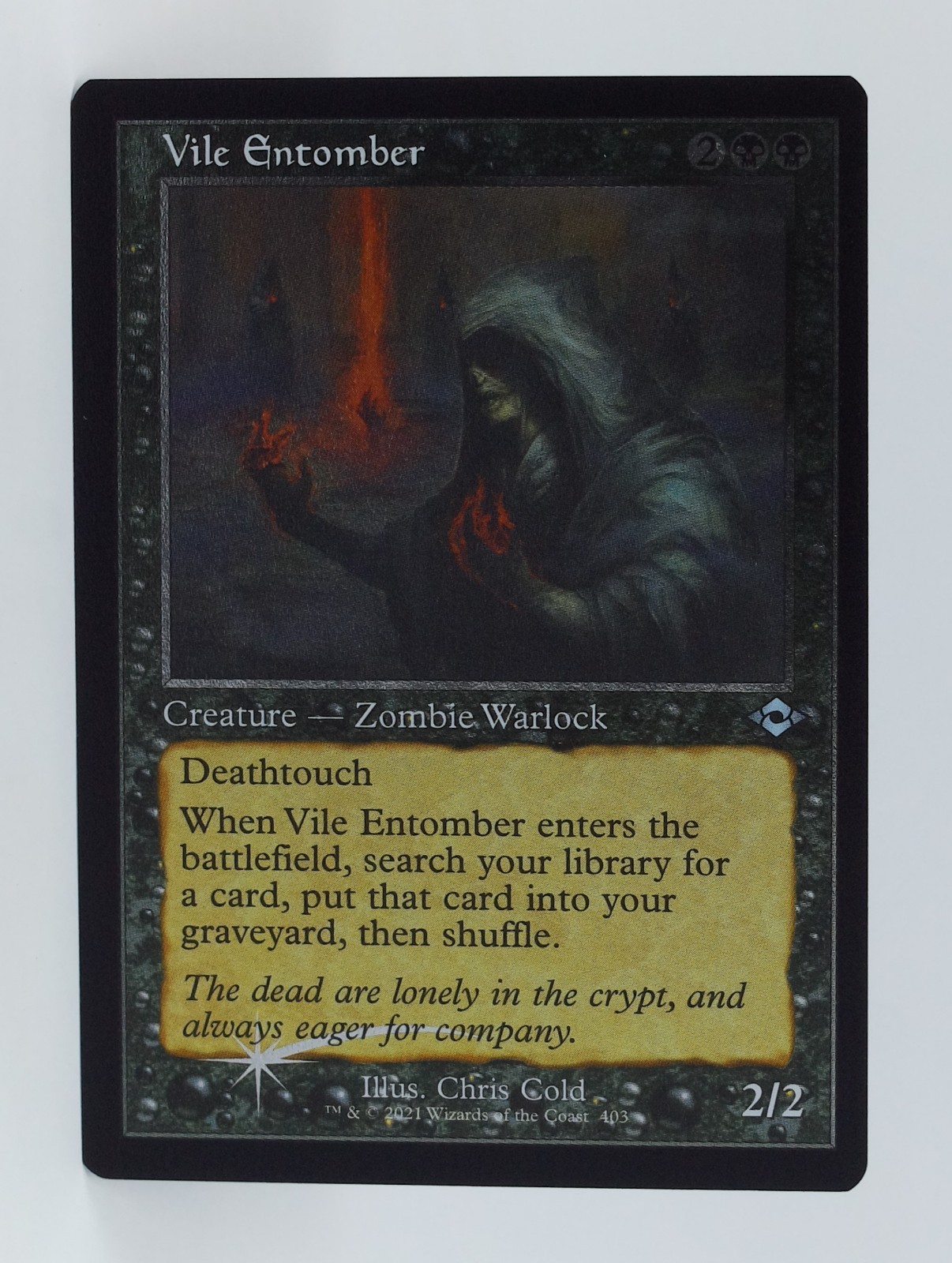Magic the Gathering Modern Horizons 2 #403 Vile Entomber Retro Frame Foil Etched