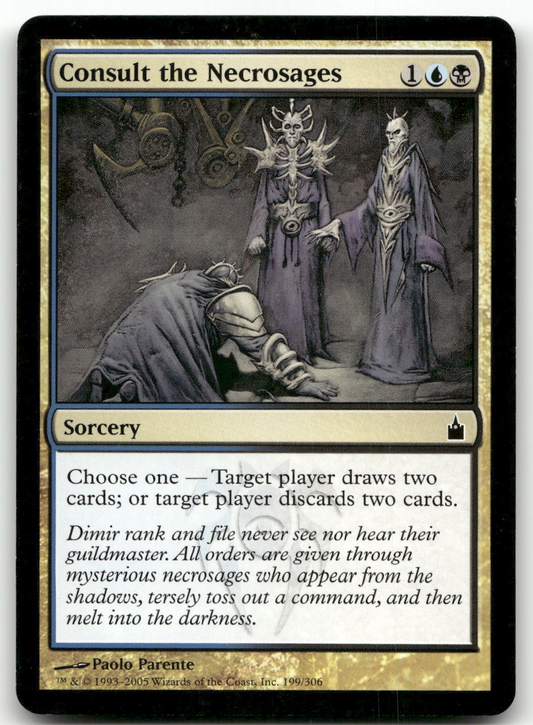Consult the Necrosages #199 (NM) Ravnica City of Guilds RAV Magic MTG