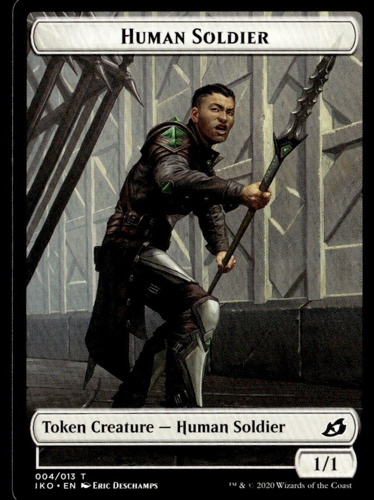 2020 Ikoria: Lair of Behemoths Tokens Human Soldier Token/Common #4