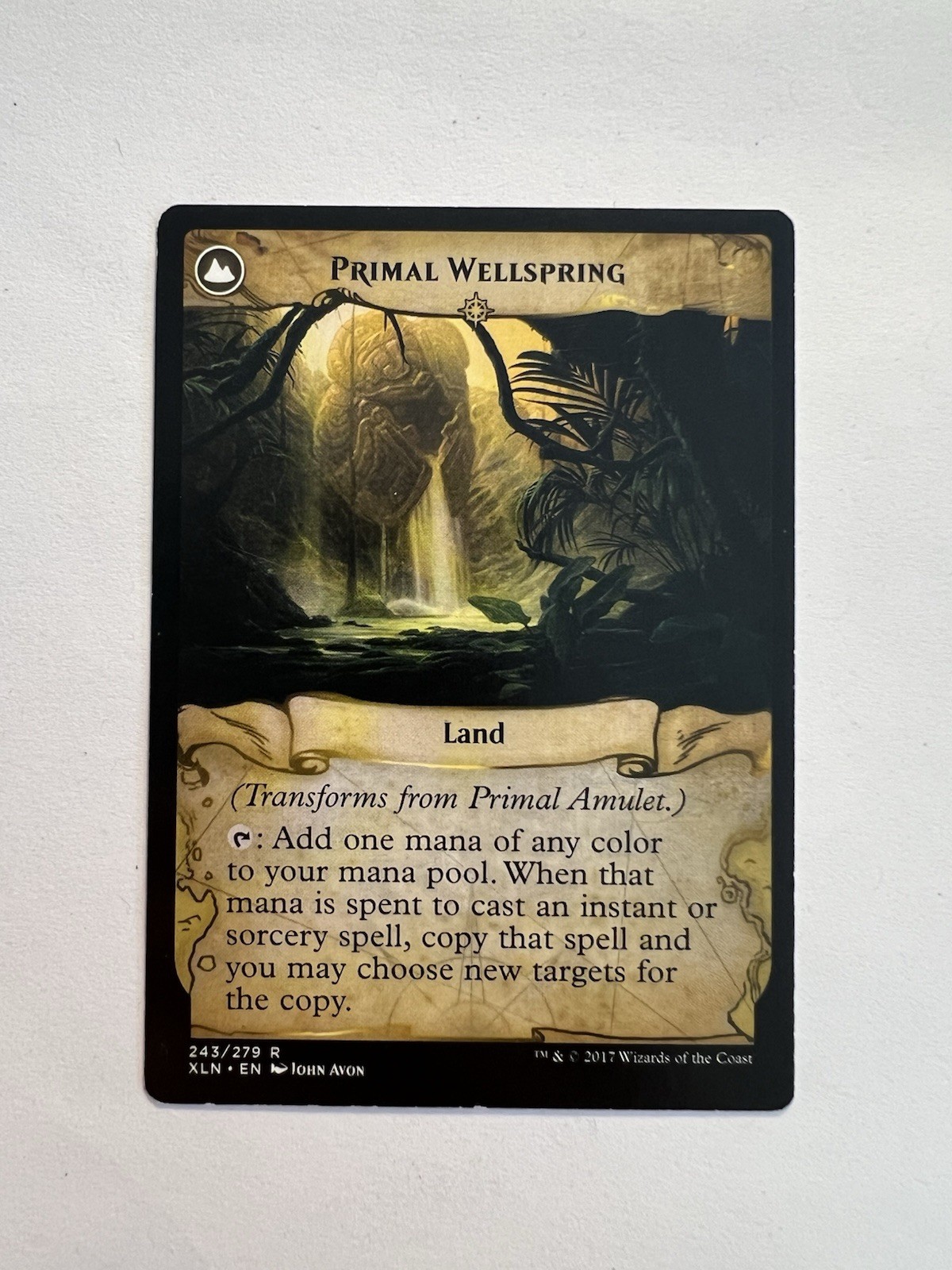 Primal Amulet / Primal Wellspring – MTG Ixalan – NM