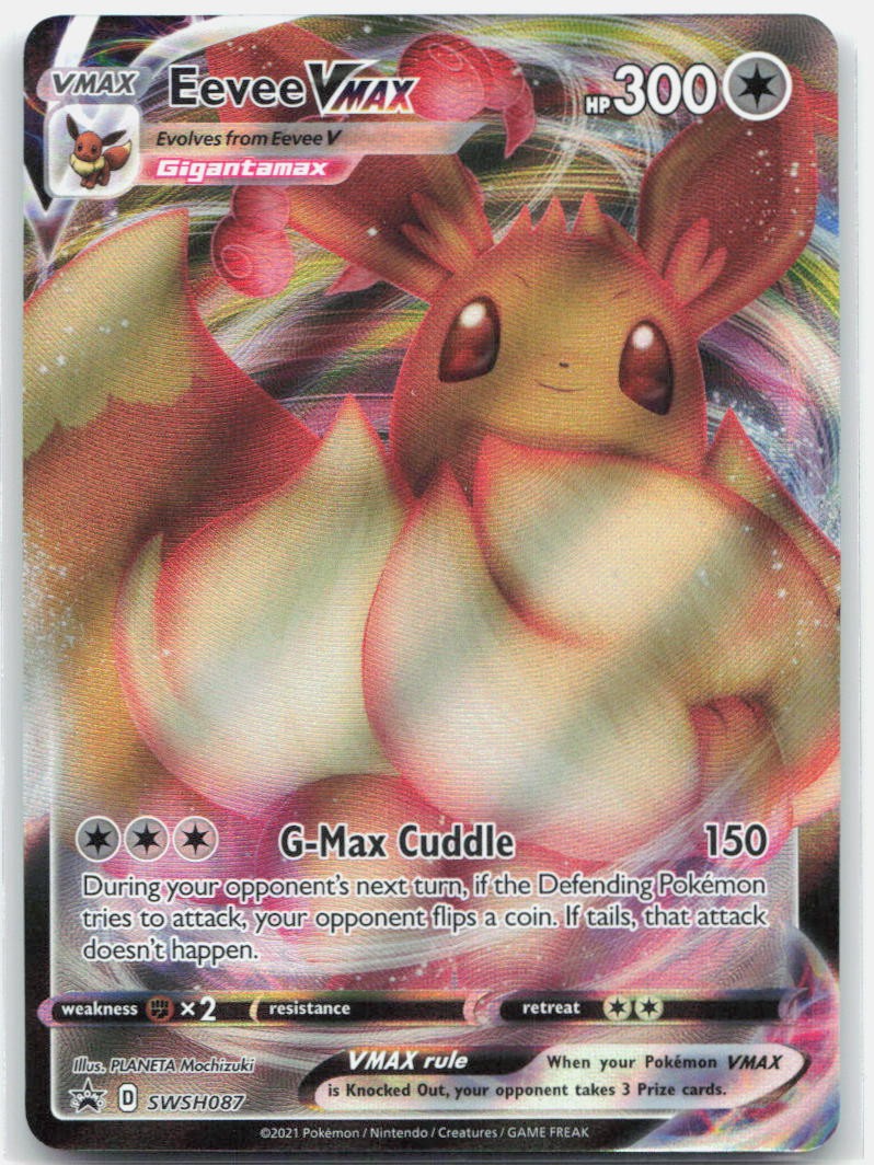 Eevee VMAX SWSH087 Holo Promo Sword & Shield Promo Pokemon Near Mint