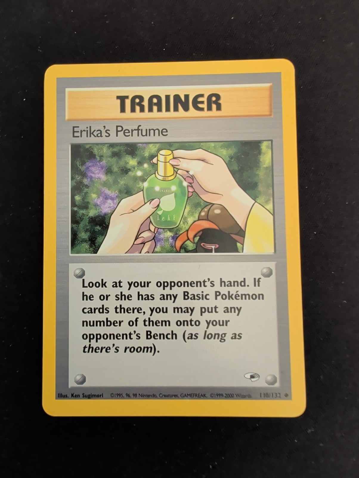 ERIKA’S PERFUME 110/132 UNCOMMON UNLIMITED GYM HEROES POKEMON LP