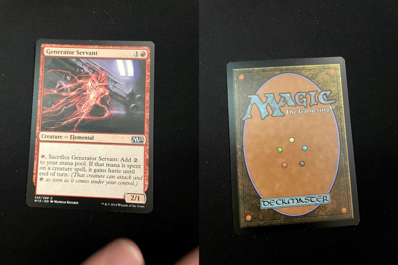 Generator Servant 143 Common Magic 2015 (M15) Magic: The Gathering LP Kollros