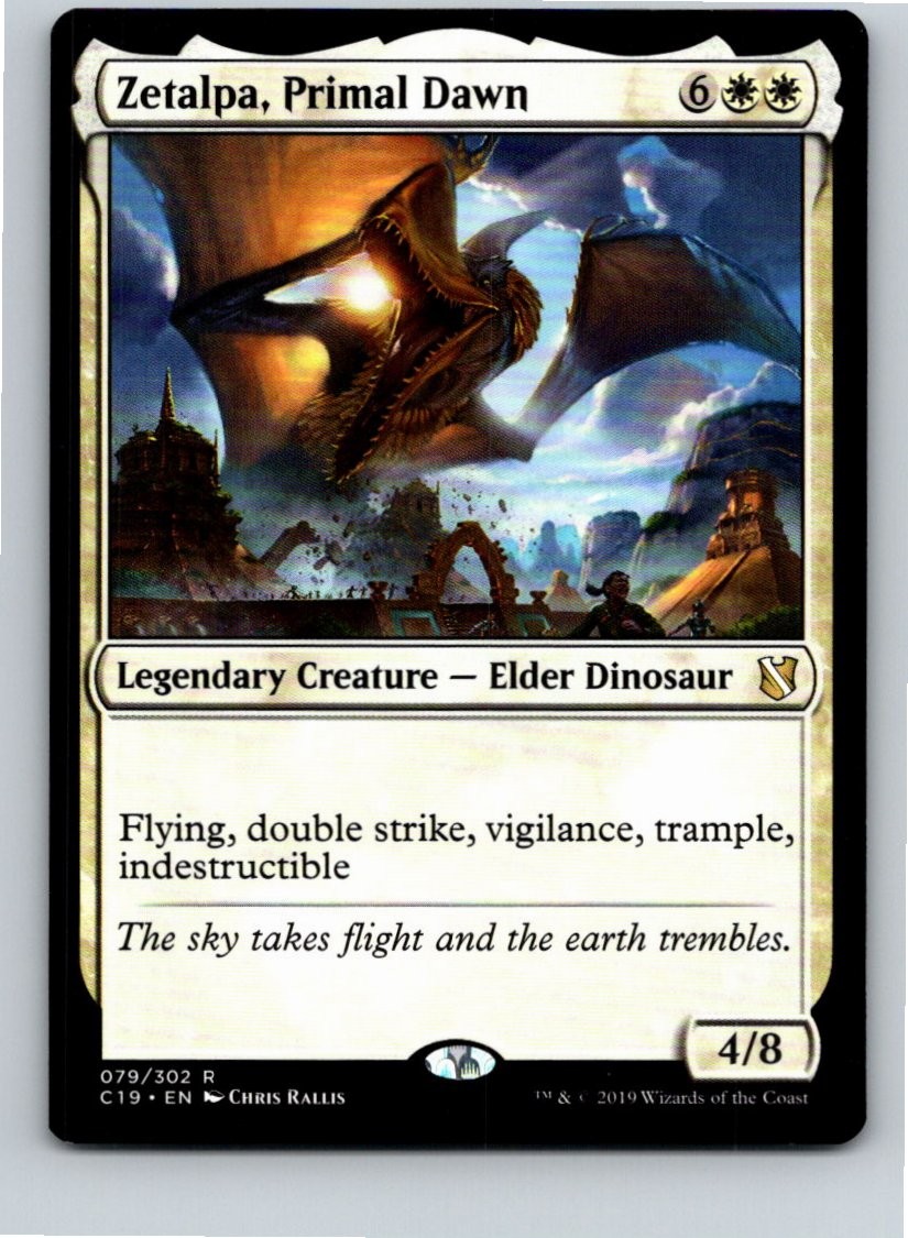 Magic the Gathering Zetalpa, Primal Dawn Commander 2019 MTG Free Shipping!