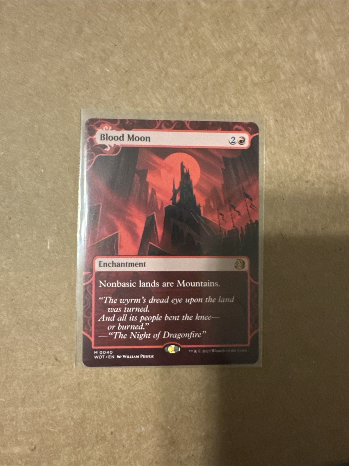 Blood Moon – Wilds of Eldraine: Enchanting Tales (WOT) – WOT 0040 – NM