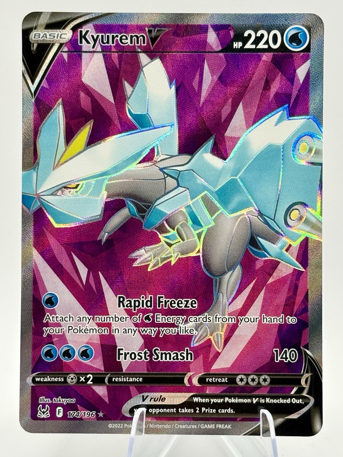 Kyurem V (Full Art) 174/196 Swsh11: Lost Origin Holo