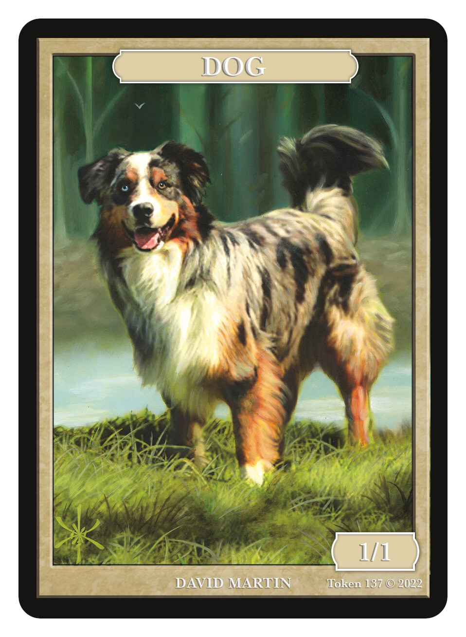 Dog & Cat Tokens David Martin MTG Magic the Gathering