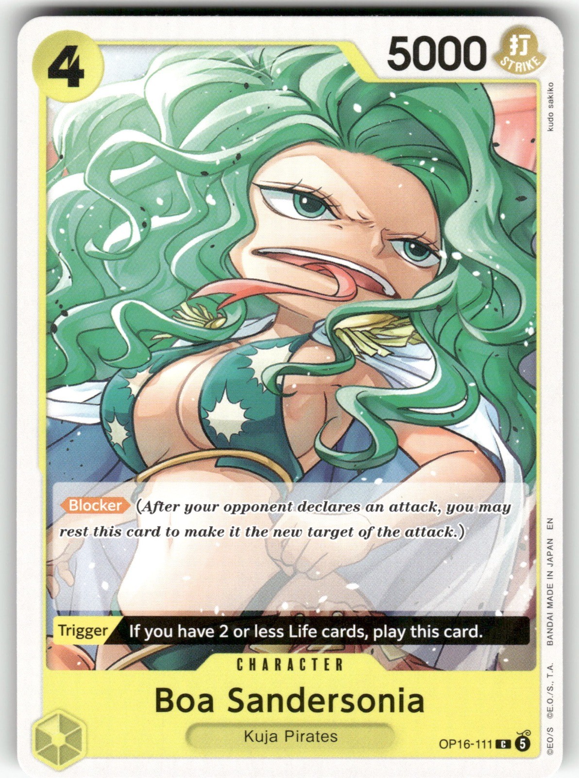 Boa Sandersonia OP16-111 The Time of Battle NM