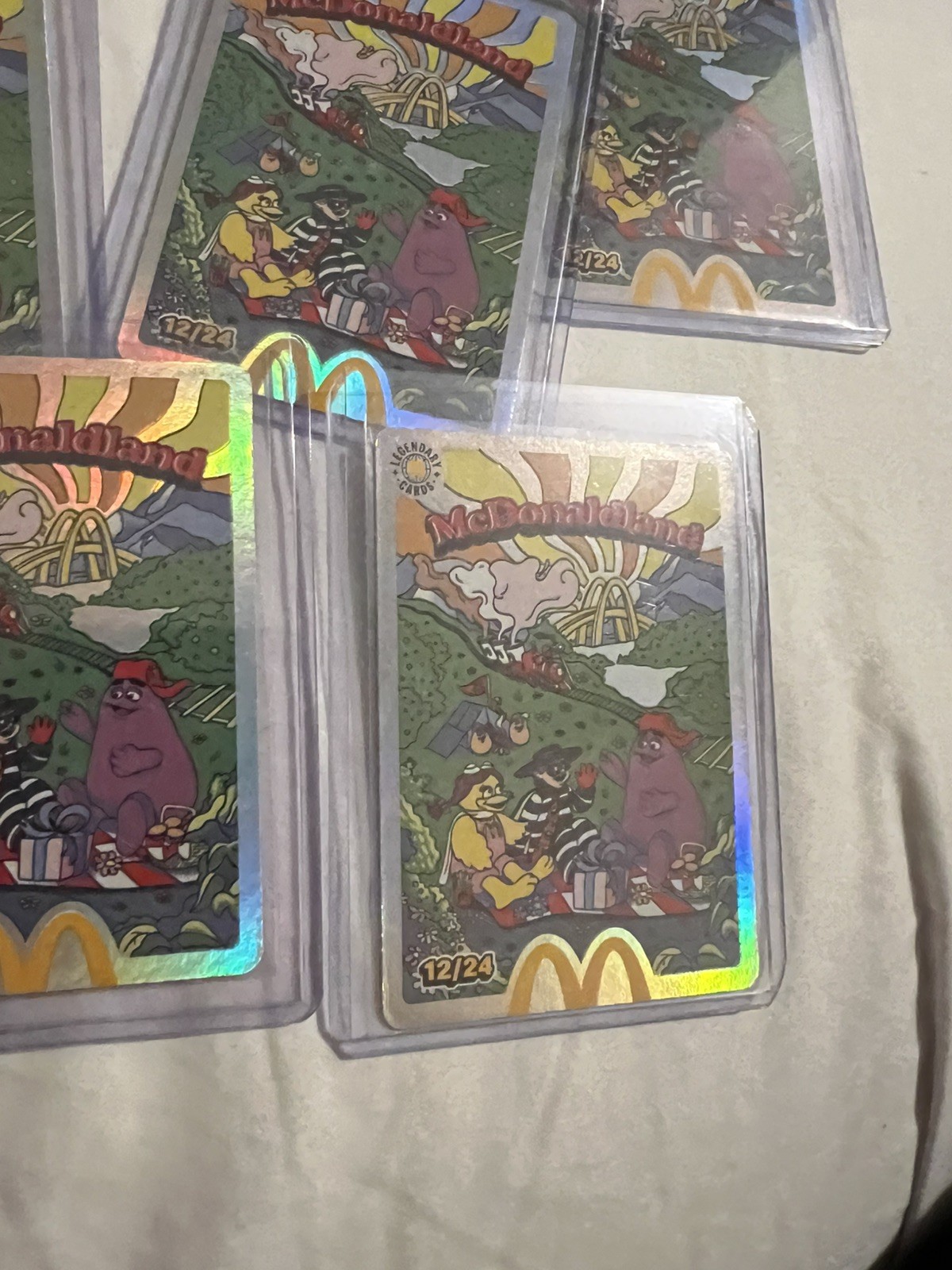 10x McDonalds McDonaldland 12/24 Trading Cards 2026 – Redeemed (Legendary)
