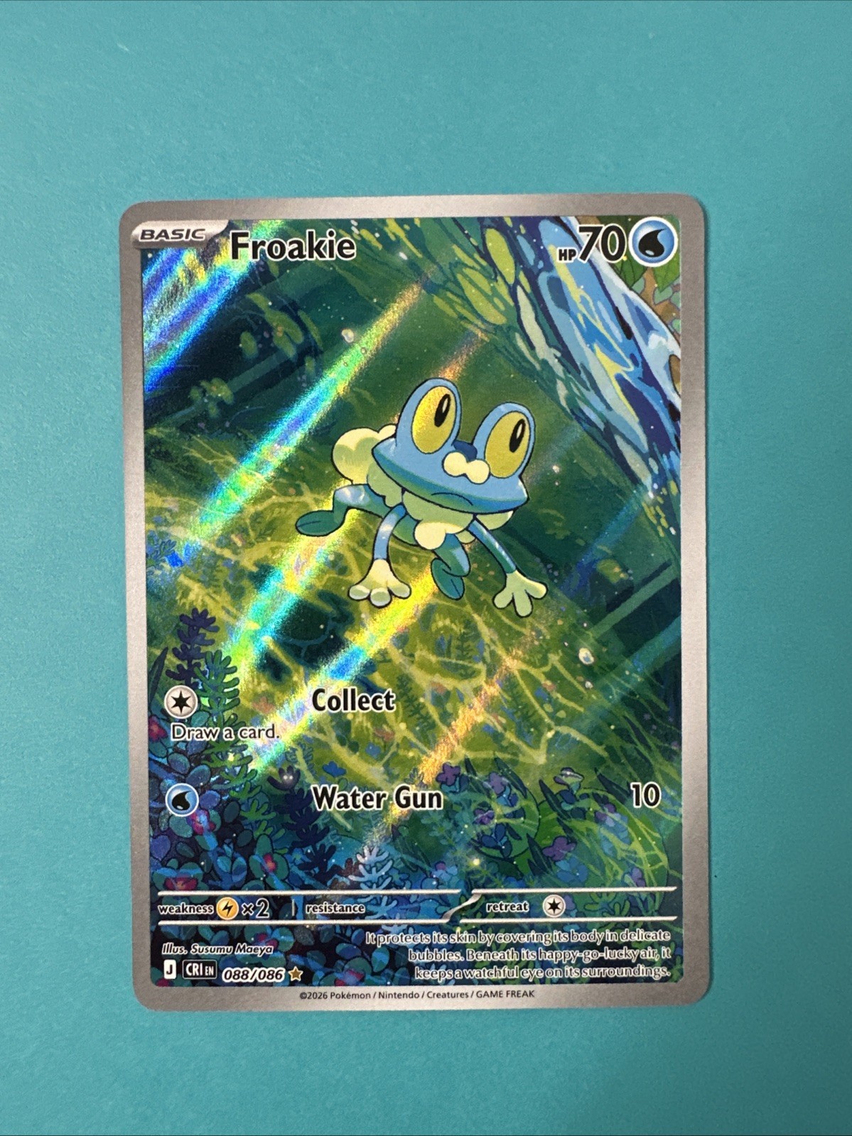 Pokémon | Froakie CRI 088/086 | Illustration Rare | NM
