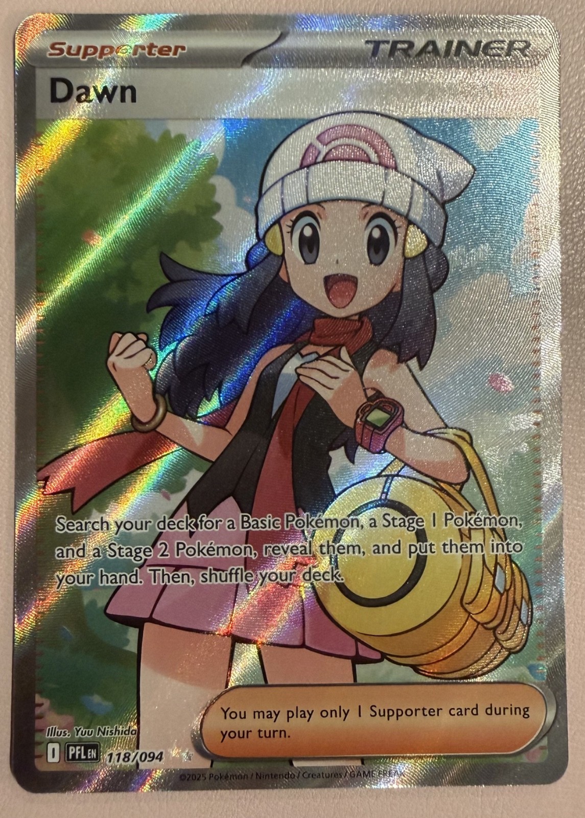 Pokemon TCG Dawn 118/094 Me02: Phantasmal Flames Holo