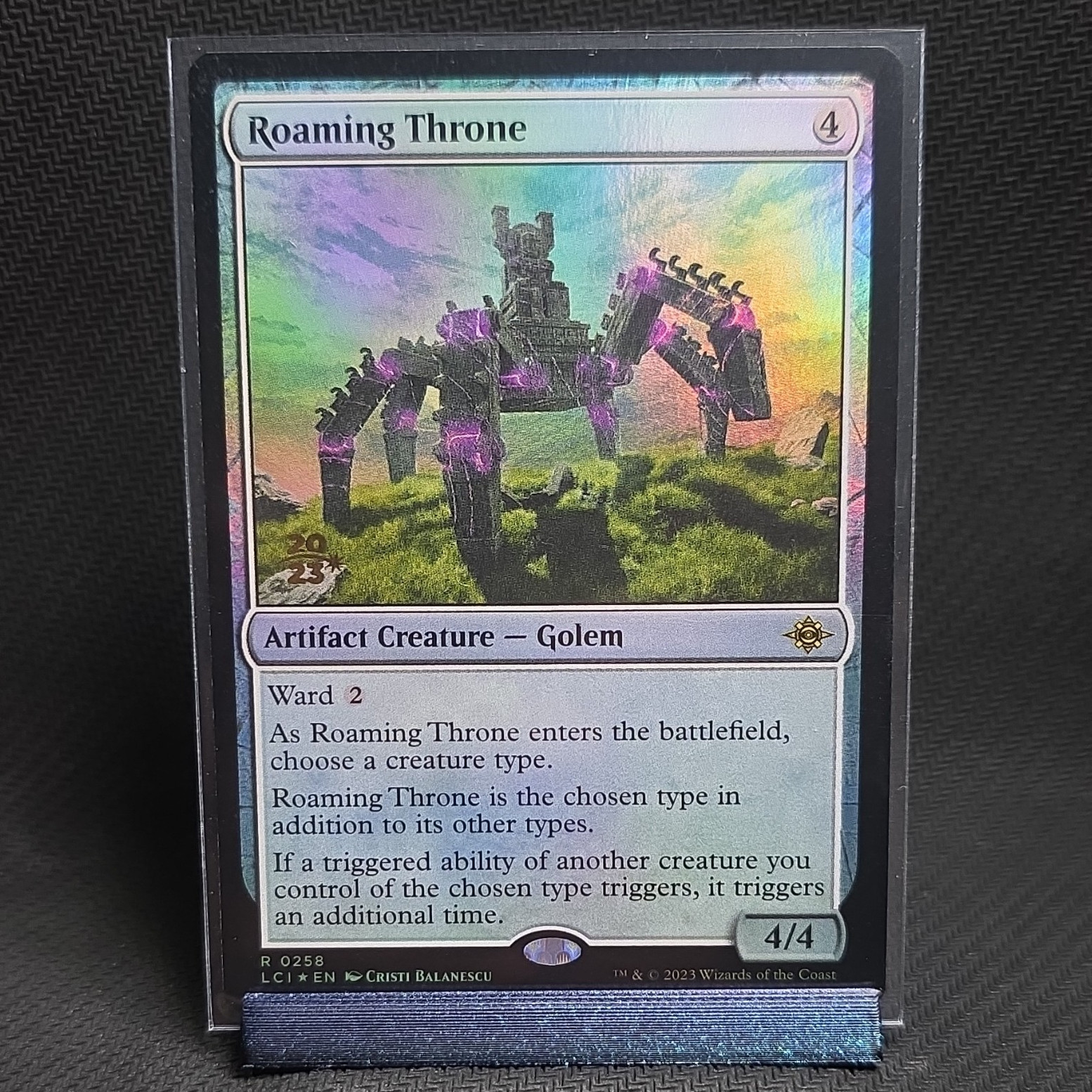 Wizards of the Coast Roaming Throne Foil Rare Prerelease EN #258