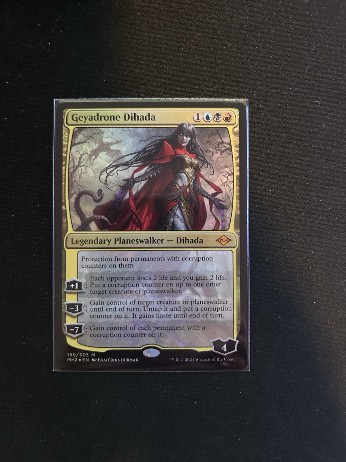 Geyadrone Dihada #199 (Foil) (NM) Modern Horizons 2 MTG