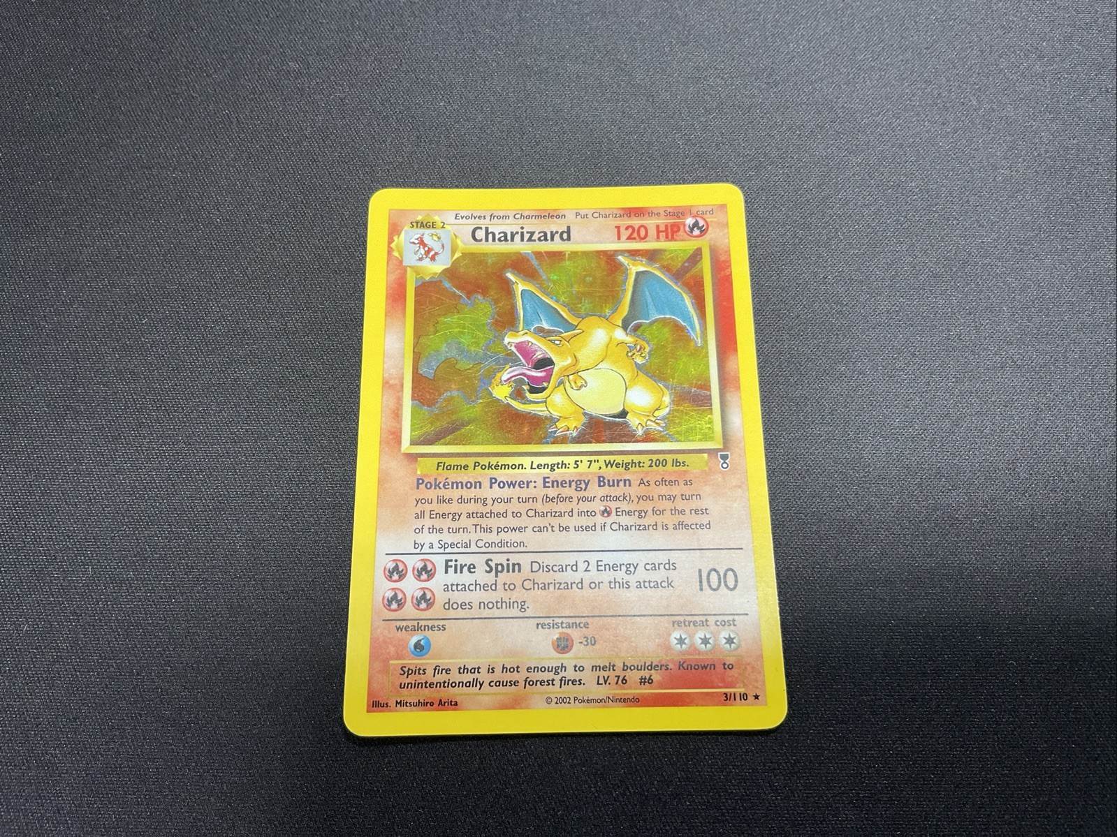 Charizard 3/110 Legendary Collection Holo Rare 2002 English