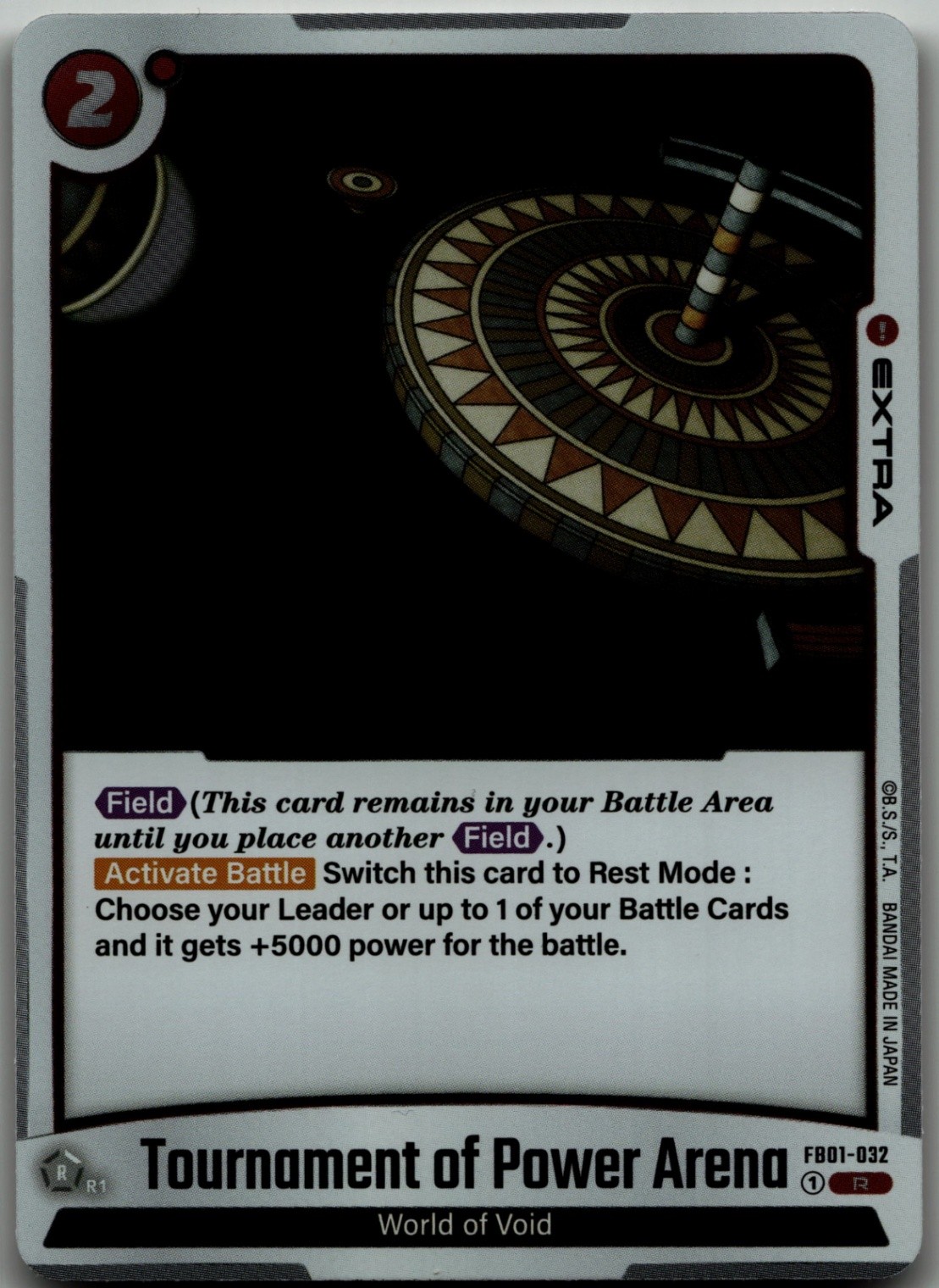 Tournament of Power Arena Rare Awakened Pulse FB01-032 LP