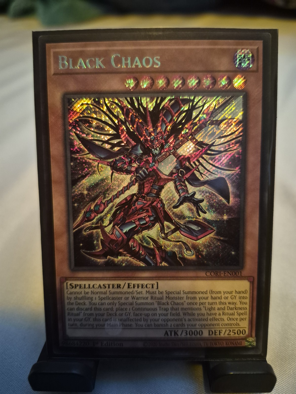 Black Chaos CORI-EN001 Chaos Origins 1st Edition NM