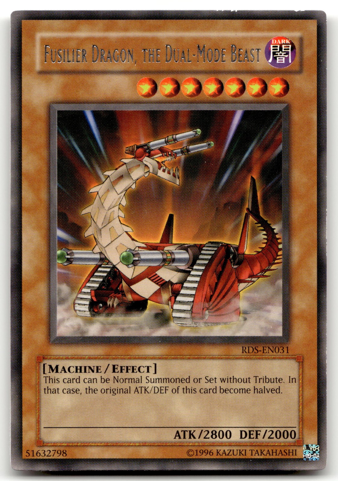 Fusilier Dragon, the Dual-Mode Beast RDS-EN031 | Rare Unlimited | NM | Yugioh