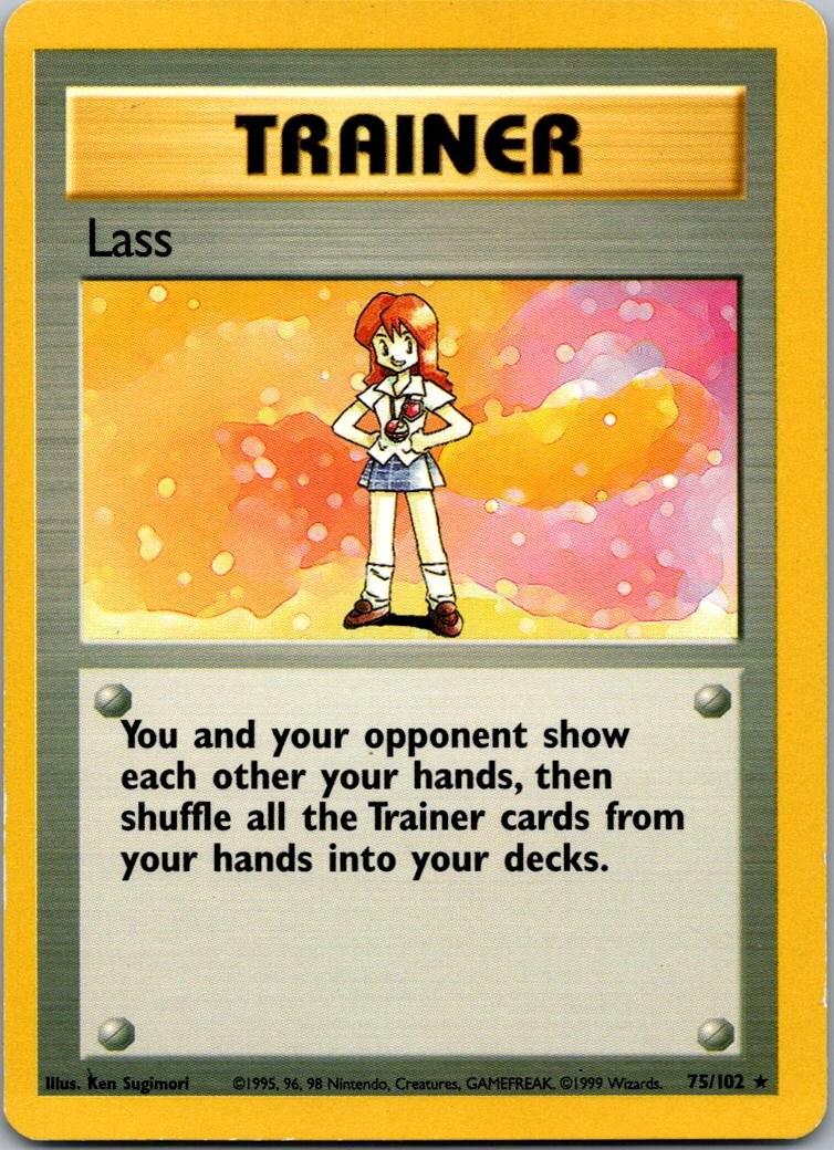 Lass Unlimited Rare Base Set (Shadowless) 075/102 LP