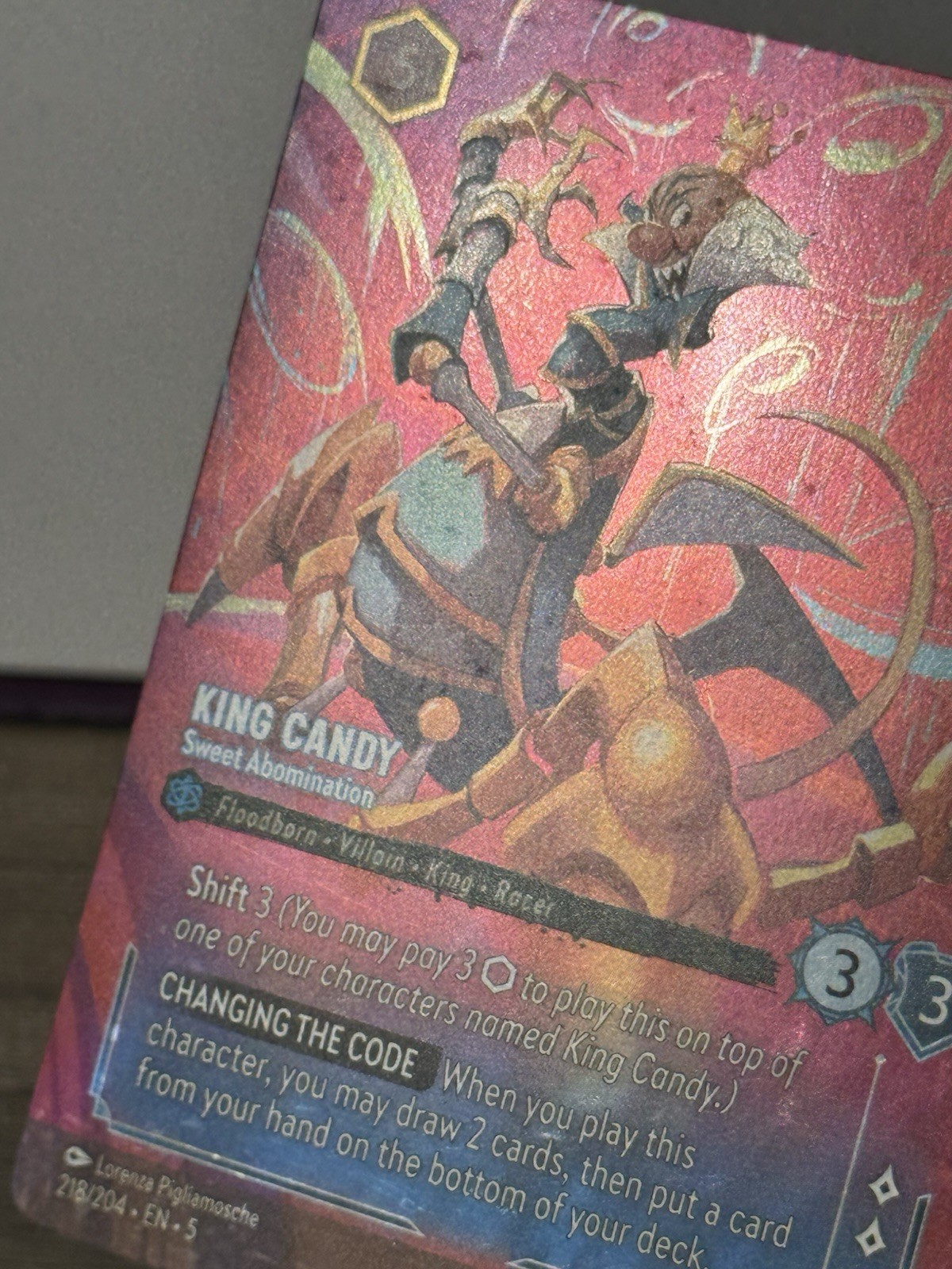 King Candy – Sweet Abomination (Enchanted) 218/204 Shimmering Skies Holo