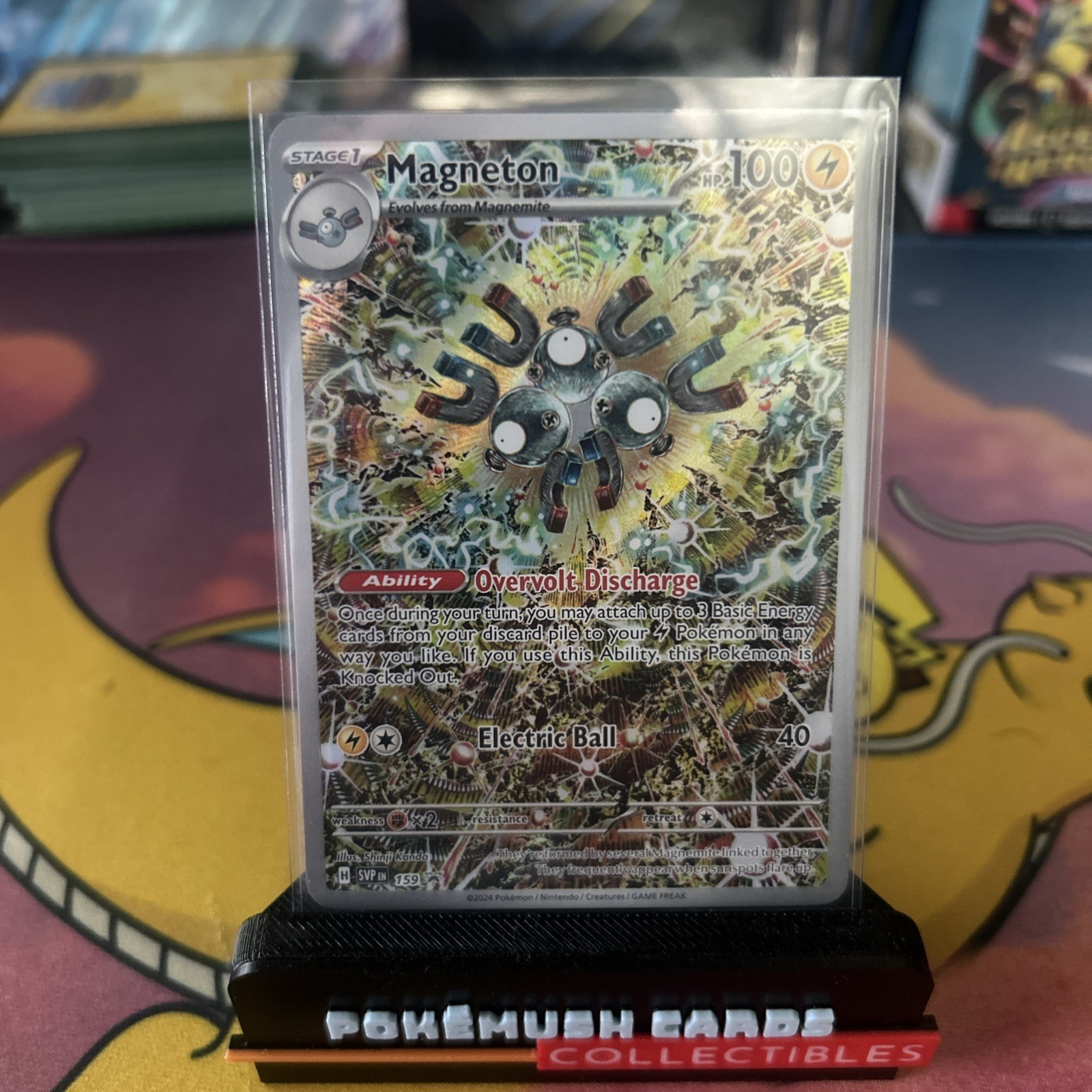 Pokemon TCG: Magneton 159 SV Scarlet & Violet Promo Holo NM