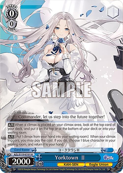 Yorktown II Rare Azur Lane Vol. 2 AZL/S119-E101 R NM