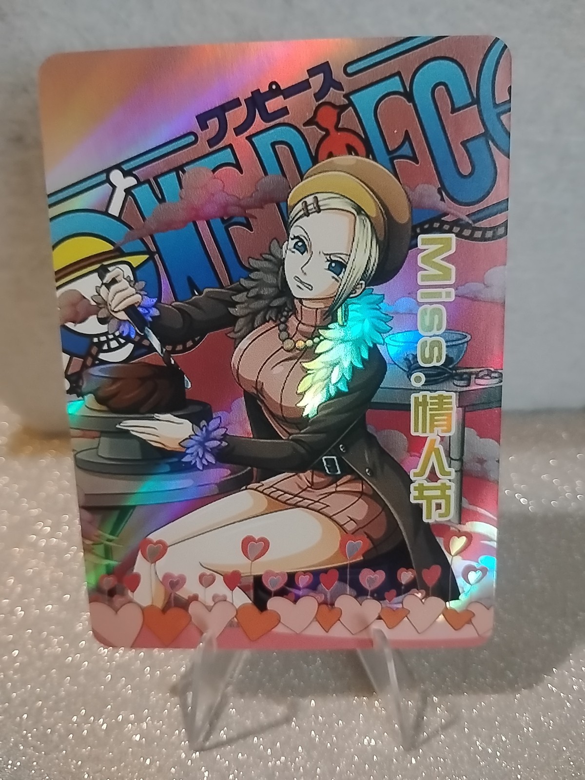 Miss Valentine (Mikita)- One Piece Trading Card