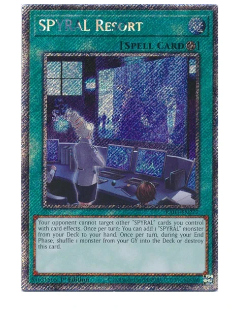 SPYRAL Resort – RA04-EN277 – Platinum Secret Rare Stampede