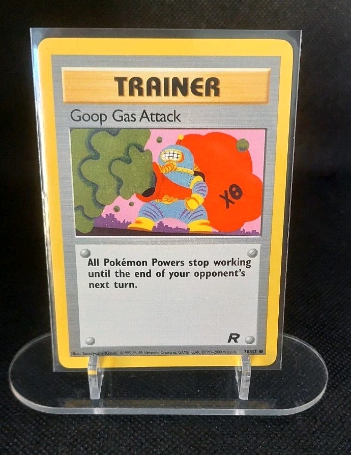 Pokémon TCG Goop Gas Attack 78/82 Team Rocket Uncommon WOTC Pokemon Card