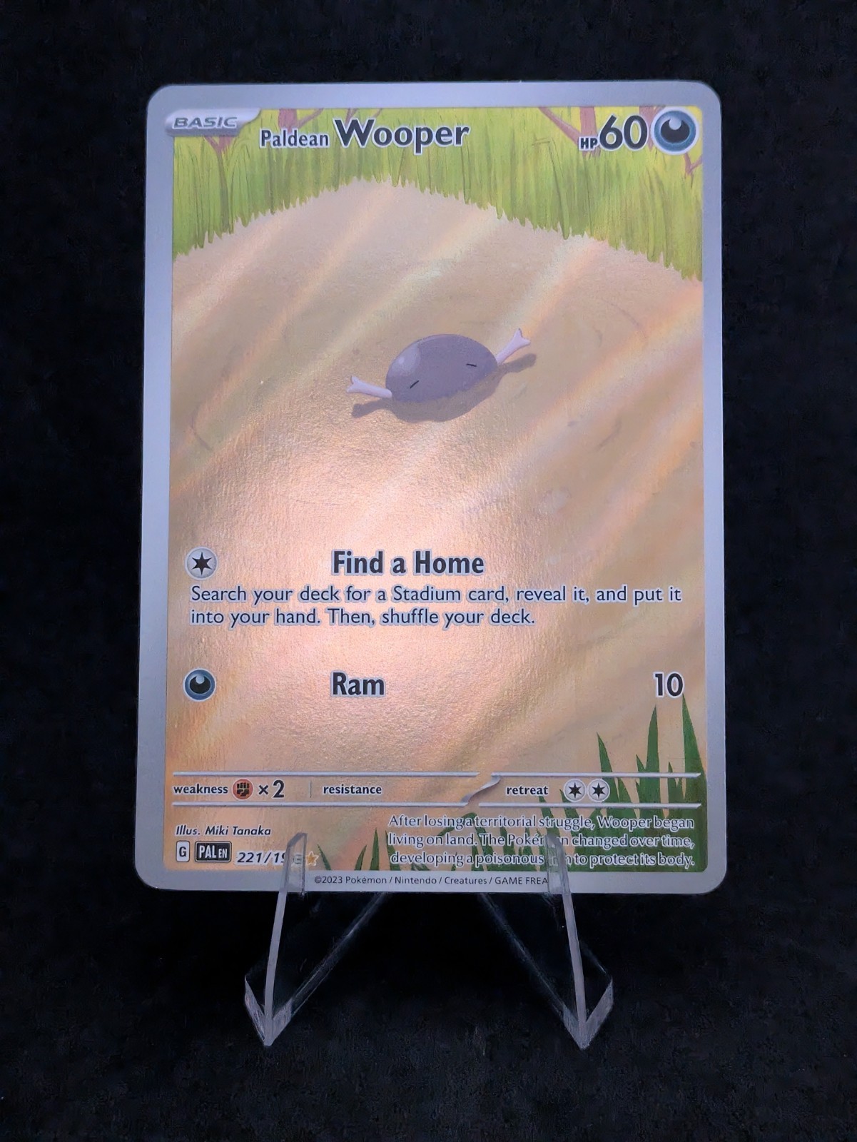 Paldean Wooper 221/193 Sv02: Paldea Evolved Holo