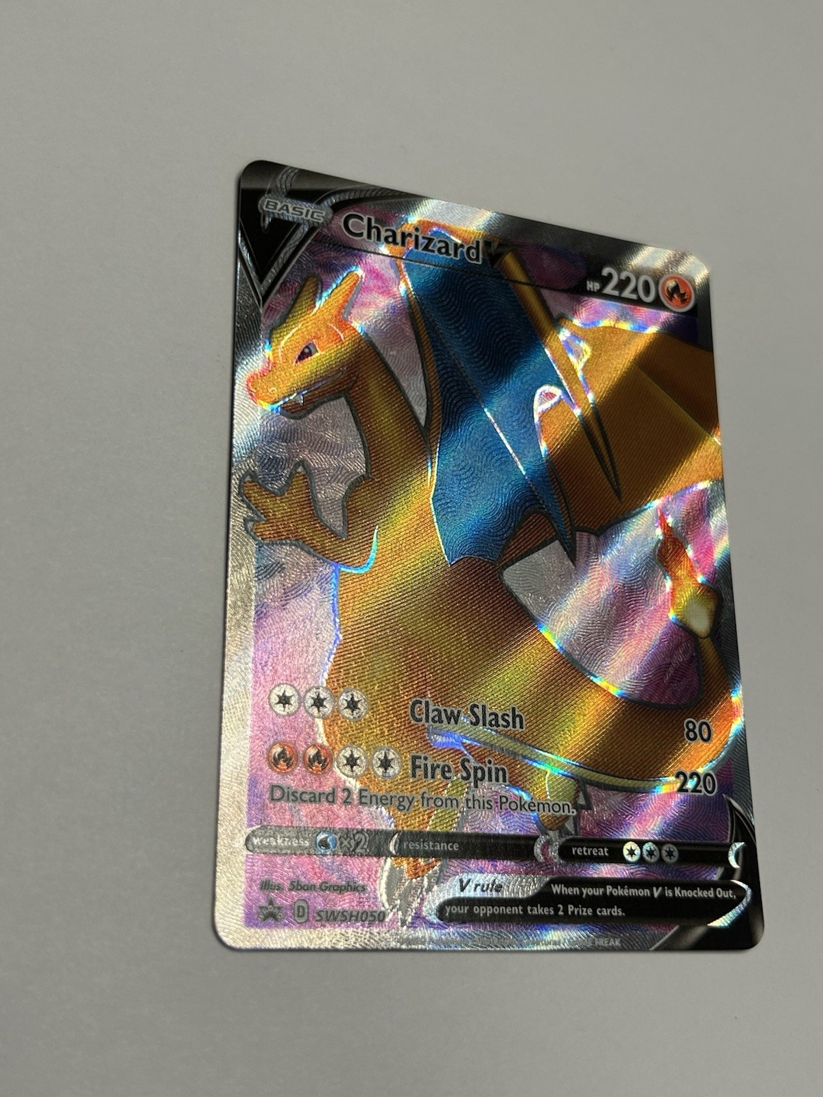 Charizard V SWSH050 SWSH: Sword & Shield Promo Cards Holo