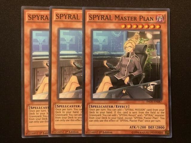 YUGIOH SPYRAL DECK- AGENT- DRONE- QUICK FIX- DOUBLE HELIX- RESORT- BIG RED NM