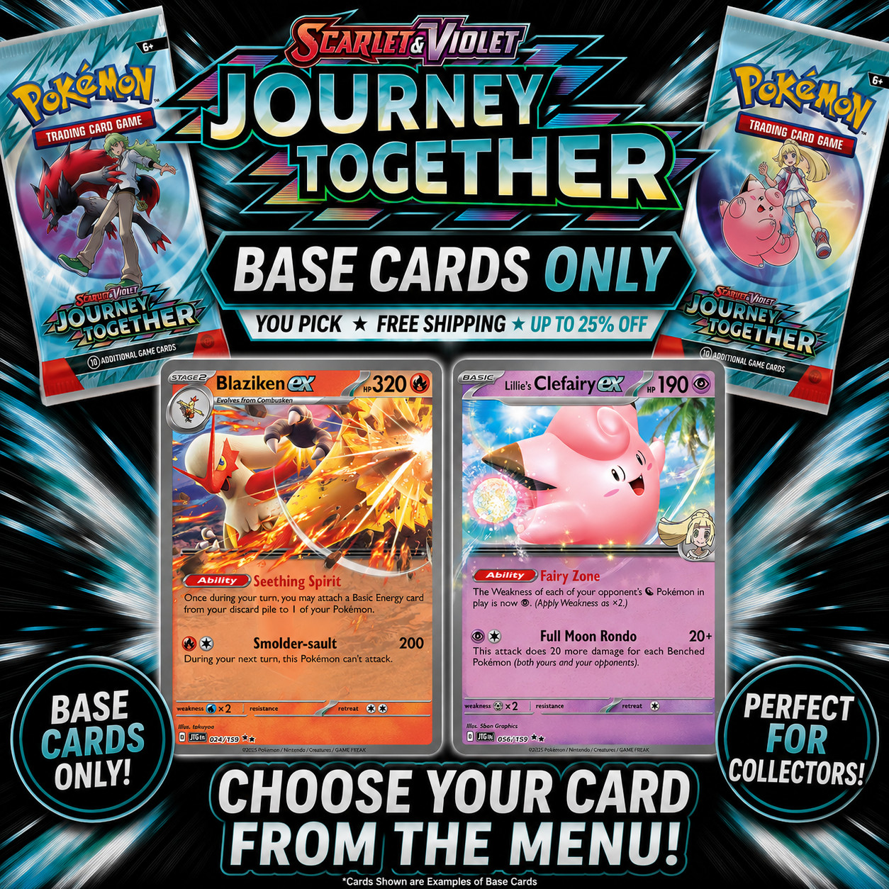 Journey Together Base Cards, choose your own card FREE SHIPPING, Up to 50% OFF