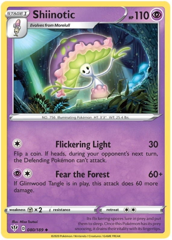 Shiinotic – 080/189 – Uncommon – Lightly Played