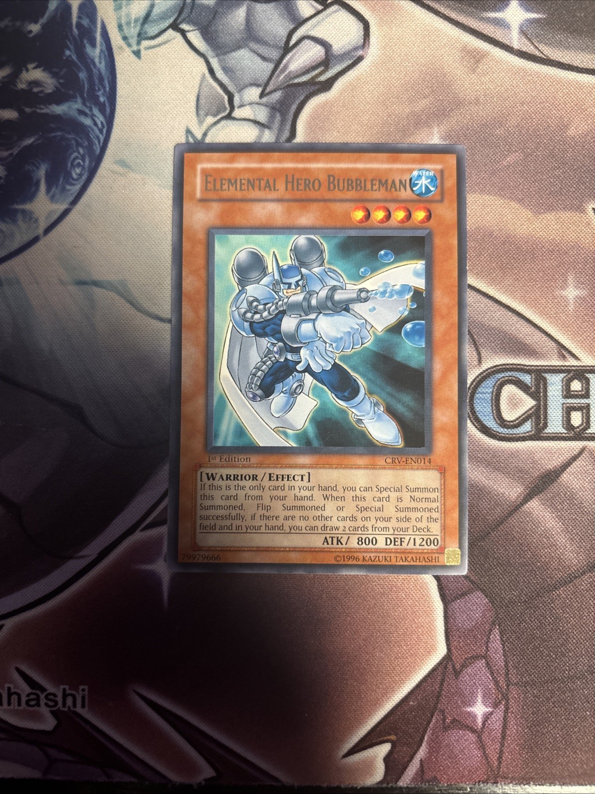 (YT) Elemental Hero Bubbleman CRV-EN014 Cybernetic Revolution 1st Edition VLP