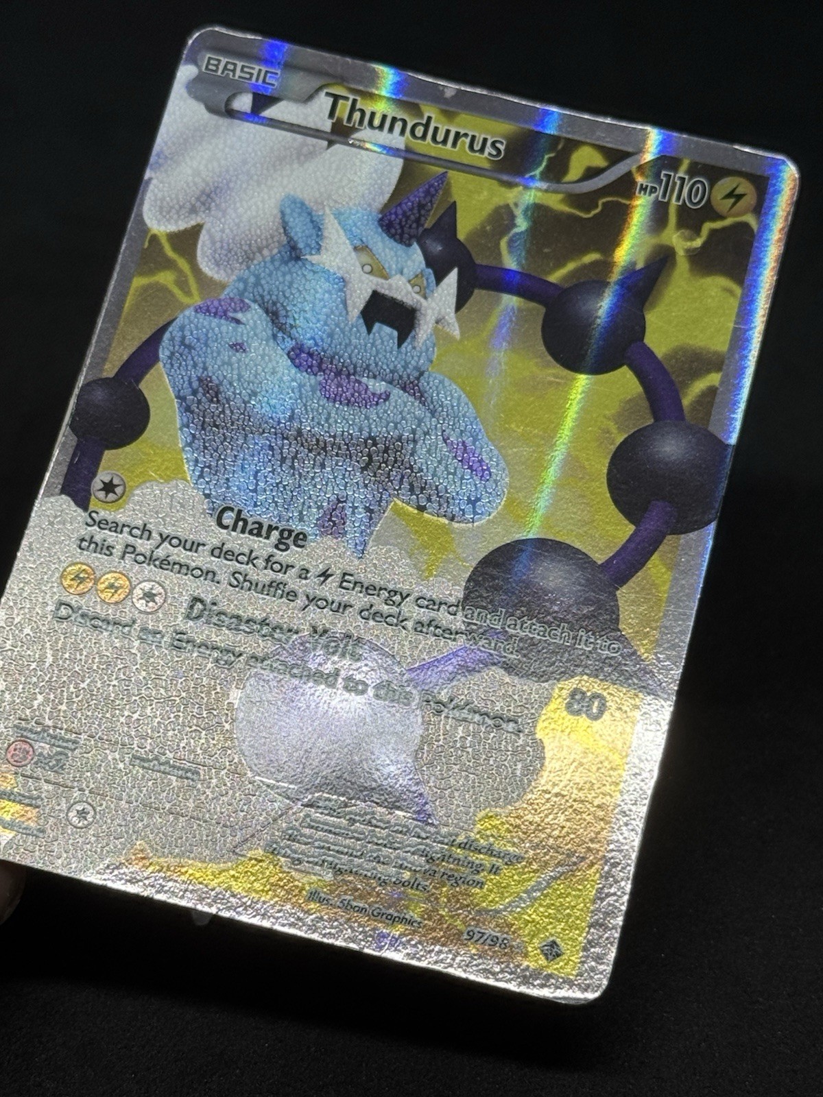 Thundurus (97 Full Art) 97/98 Emerging Powers Holo