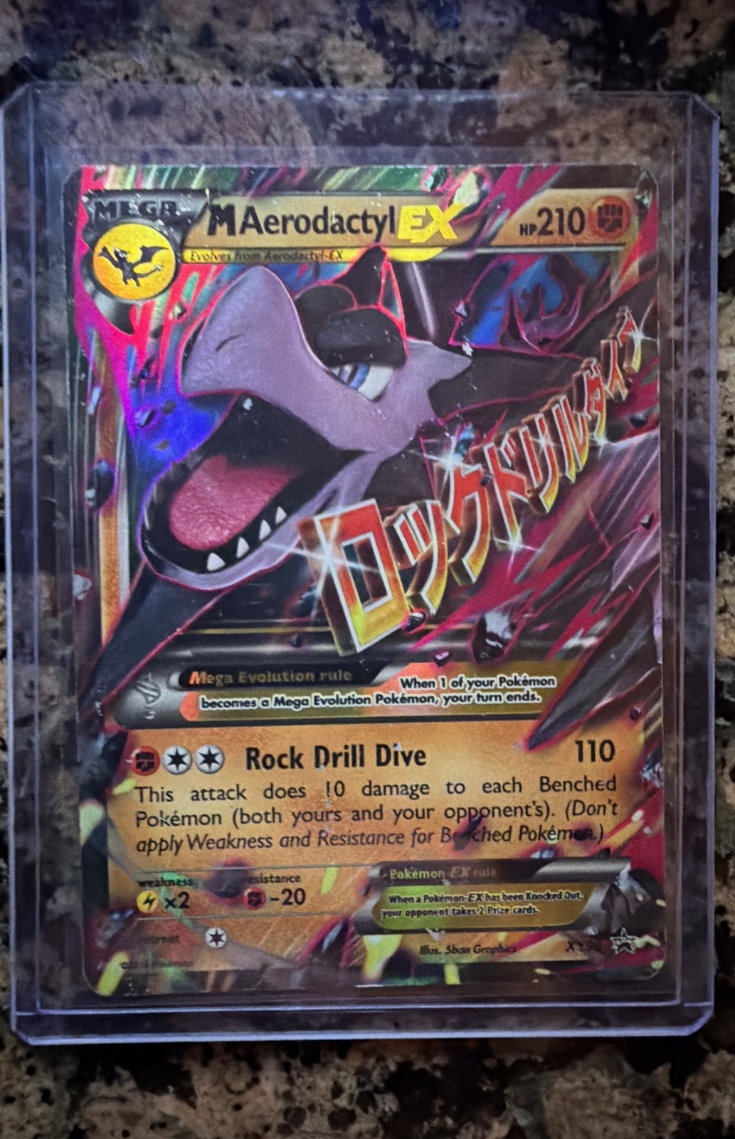M Aerodactyl EX XY98 XY Holo