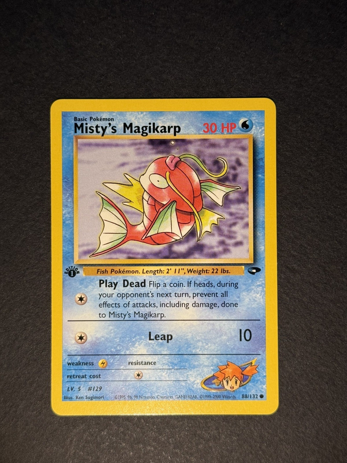 Misty’s Magikarp 88/132 Gym Challenge 1st Ed.