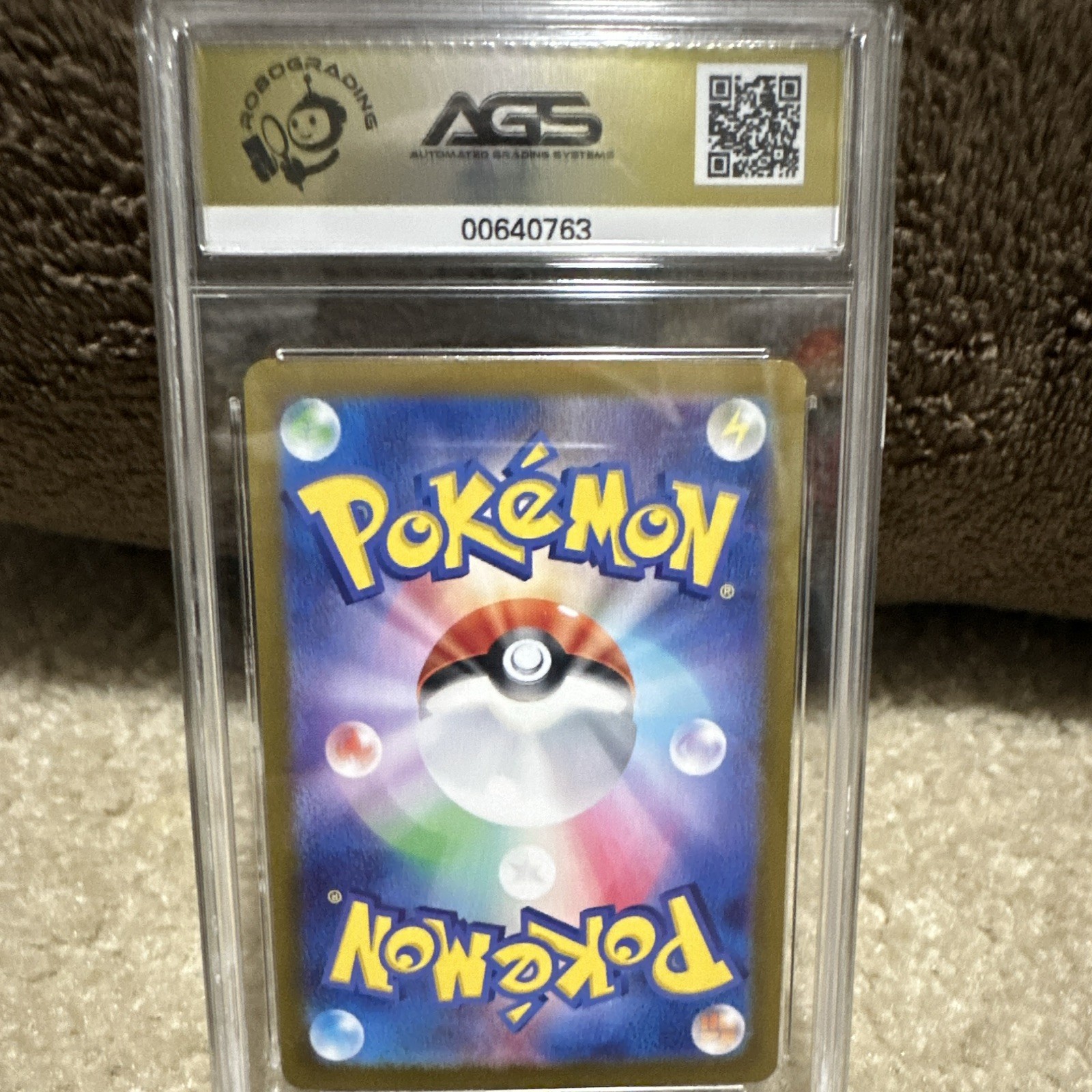 Pokemon TCG SV9 Battle Partners Hop’s Wooloo 112/100 AR Holo AGS 10 JP 2025
