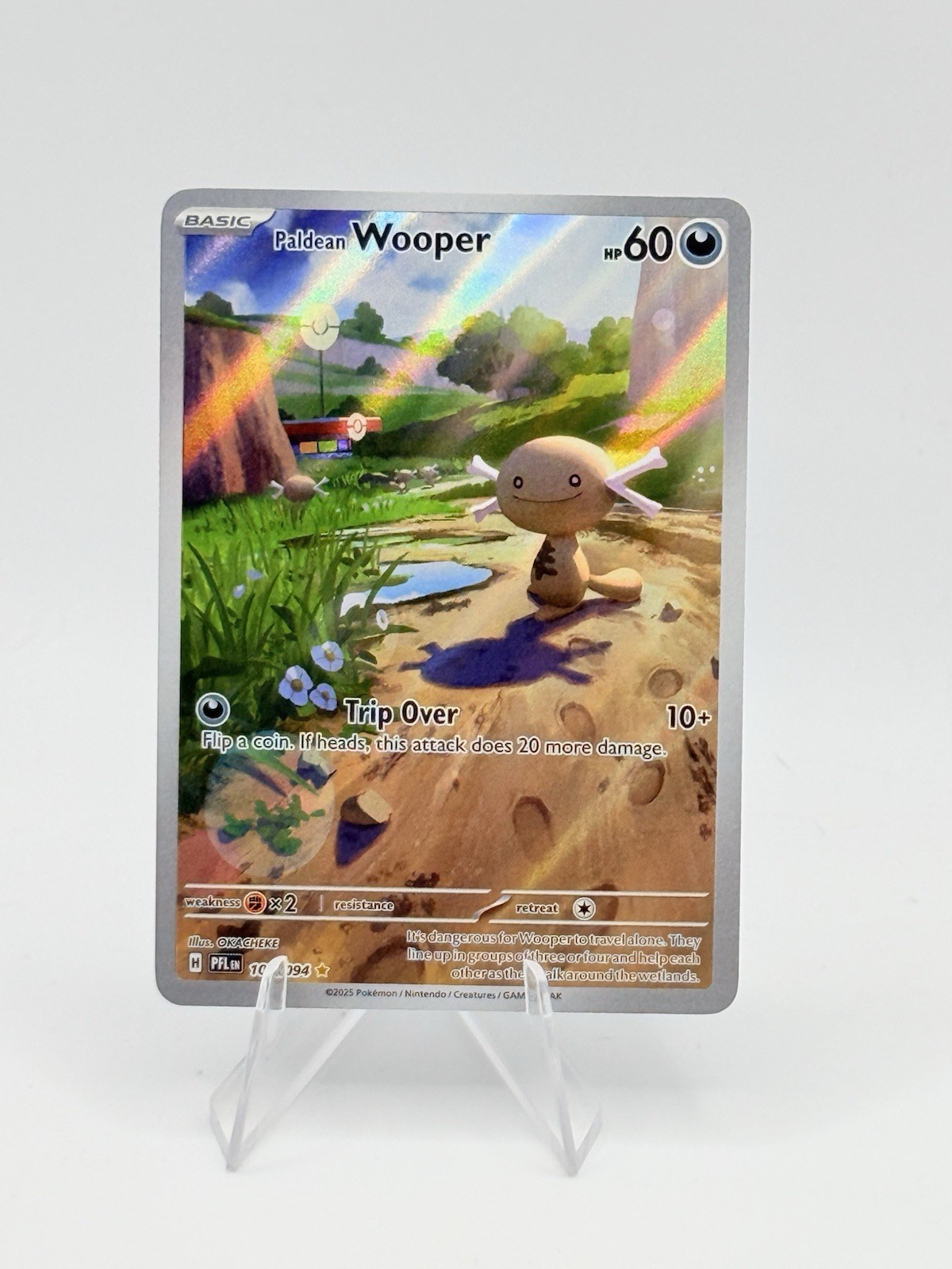 Pokemon TCG – Paldean Wooper 102/094 – Mega Evolution Phantasmal Flames